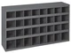 Durham 357-95, 32 Opening Bin with Slope Shelf Design, 33.75" x 12" x 19.25"