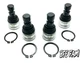 4 4130 Chromoly Heavy Duty Upper Lower Ball Joints Joint Polaris RZR 570 800 900