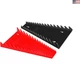 Ernst 16-Tool Dual Color Wrench Organizer - Red & Black Plastic Trays