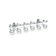 TRITON PRODUCTS 76666 Multi-Ring ToolHldr,1 1/2x1 5/8x9in,PK2 4CTN1
