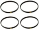 4 Genuine Porter Cable Sander Drive Belt J 336 337 351 352 352VS Sanders 848530