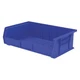 Akro-Mils 30255Blue Hang & Stack Storage Bin, Plastic, Blue, 5 In H, 16 1/2 In