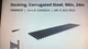 TENNSCO BSD-9624 Corrugated Steel Decking,96 In. W,Gray (Lot of 4 boxes, pick up