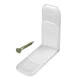 Prime-Line R 7153 Drawer Guide Side Saddles, Nylon/Plastic, White