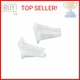 Prime-Line R 7240 Drawer Side Track Brackets, White Nylon (1 Pair)