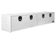 Buyers Products #1753168, White Smooth Aluminum Topsider Toolbox, 18"x16"x96"