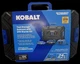 Kobalt 24V 2.0 & 4.0 Ah Lithium-Ion Battery - Charger & Casestack Tool Case New!