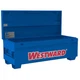 Westward 780U08 Westward Jobsite Storage Box, Blue, 20 Cu Ft, 60" W X 24" D X