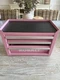 NEW Kobalt Mini-Base 3-Drawer Pink Steel Toolbox. Last One!!