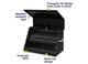 Montezuma LA400B 30" x 19" Triangle Toolbox, Steel, Black