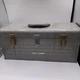 Vintage Craftsman Gray #6512 USA 20 x 9.5 x 8.5 Metal Tool Box With Tray