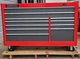 New PROTO J556646B-11SG Rolling Tool Cabinet Gloss Gray Red 66" W x 27 D x 46