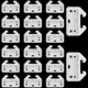 Litoexpe 20pcs Plastic Drawer Guides, Rear 60&times;41&times;28mm - 20 Pcs, White