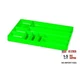 ERNST Tool Organizer Tray, Storage, Garage, Workshop, 10-Compartments Green