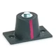 Mason Industries Floor Mount Vibration Isolator,Neoprene 4C877 Mason Industries