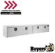 Buyers Products 1702860, 16x13x96" White Steel Topsider Truck Box