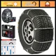 Radial Tire Chains for Traction - Set of 2 Heavy-Duty Cable Chains for Winter Sa