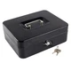 KYODOLED Metal Cash Box with Money Tray and Lock,Money Box with Cash Tray,Cas...