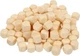 PATIKIL 14mm Blank Wooden Dice, 100 Pack Unfinished Blocks 6 