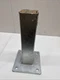 GRAINGER APPROVED 5JEX5 Guard Rail Post,Single High Corner,L 4In 5JEX5
