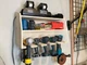 Factory Crafts Drill Charging Station | Drill Storage | Wall Mounted Tool Sto...