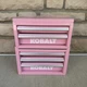 Kobalt Mini Toolbox 3-Drawer Top & Base Pink Steel Tool Box!! (2) Combo 