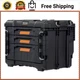 RIDGID Pro Gear Gen 2 XL 3-Drawer Black Tool Box Organizer w/ Dividers