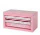 Kobalt Mini 2 Drawer Steel Tool Box Jewelry Box PINK 5462039 NEW
