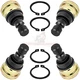 4 Pack Ball Joint For Polaris 7061220 RZR XP 900 570 Upper Lower Ranger 800 