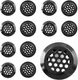 Uenhoy 20 Pcs Black Air Vents 1" (25Mm) Circular Soffit Vents Stainless Steel 
