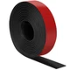 Heonay Self Adhesive Rubber Strips, Solid 1" W x 1/16" T x 120" L, Red 