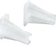 Prime-Line R 7240 Drawer Side Track Brackets, White Nylon (1 1 Pack, 