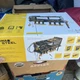 Brand New Perma Steel Heavy Duty Hanging Power Tool Organizer with Power Strip