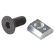 80/20 75-3616-6 Fhscs & Standard T-Nut, For 12099, Pk6