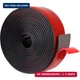 TORRAMI Neoprene Rubber Sheets & Strips Adhesive Solid Gasket Seal with Backing