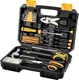 DEKOPRO General Household Hand Tool Kit with Plastic Toolbox Storage Case, All P