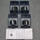 (4) Mason Vibration Isolator 2LVR9, Neoprene, 35 to 75 lb, 3/8" Rod Hanger Mount