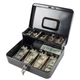 KYODOLED Locking Cash/Money Saving Organizer Large Key Lock, Black Lock 