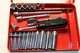 Vintage Snap-on TOOLS 1/4" Drive SAE Socket Set 22pc + KRA275 Red Metal Box USA