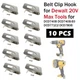 10PCS Belt Clip Hook w/Screw For Dewalt 20V Max Tools DCD740B DCD740B-B3 DCD771C
