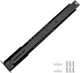 LONTAN 5 Pcs Black Center Mount Drawer Slides 16 Inch - Bottom Centered Drawe...