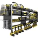 RacKeaLsi 49" W Large Power Tool Organizer Wall Mount, 4 12 Slots-4 Layers 