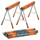 BORA Workhorse XT Adjustable Saw Horses 2 Pack Folding Heavy Duty Sawhorse wi...