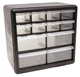 Homak 12drawer Parts Organizer Black Ha01012001