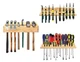 Stepstall 3 Pack Tool Organizers and Storage, Wooden Screwdriver Organizer Wall