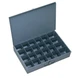 Durham 202-95 Gray Cold Rolled Steel Small Scoop Box, 13-3/8" Width x 2" Heig...