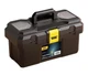 Deli Small Tool Box, 15in Plastic Toolbox with Handle, Portable Tool Box