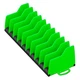 Ernst 5501 No-Slip 10 Tool Plier Organizer - Green