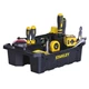 Stanley 2-Compartment Storage Tote Tray Caddy And Small Parts Organizer w Handle