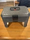 Rubbermaid 7768 Plastic Stool Tool Box Gray/Black